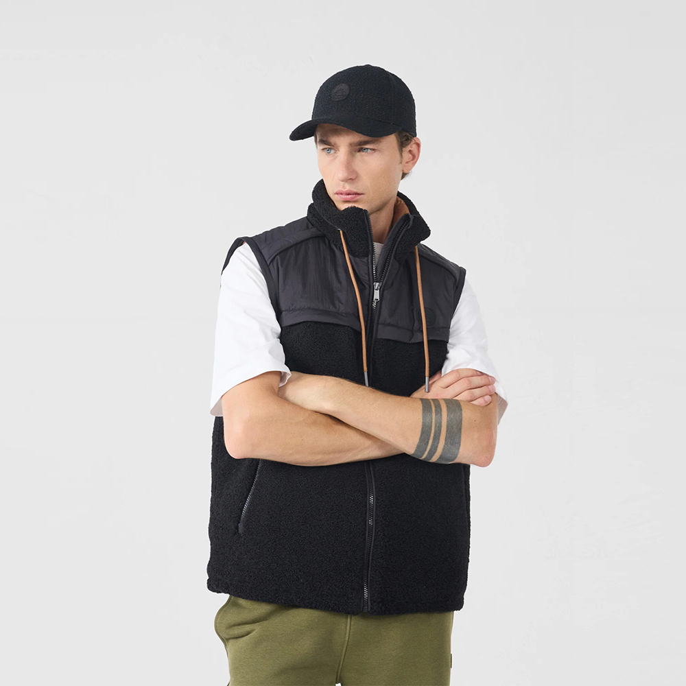 【JOTT】OLE抽繩立領極冷羽絨外套(黑)