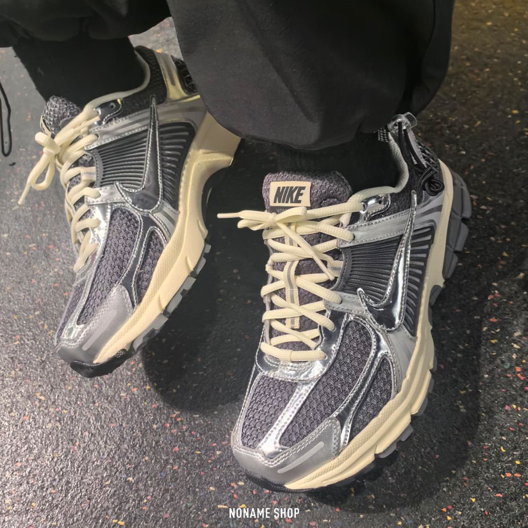 NIKE ZOOM VOMERO 5 GS 復古 老爹 鐵灰銀 奶油底 (GS/大童)