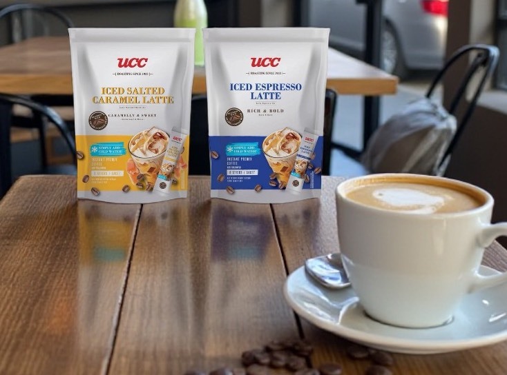 UCC 即溶咖啡 8入/袋 義式香濃拿鐵 / 鹽味焦糖瑪奇朵拿鐵