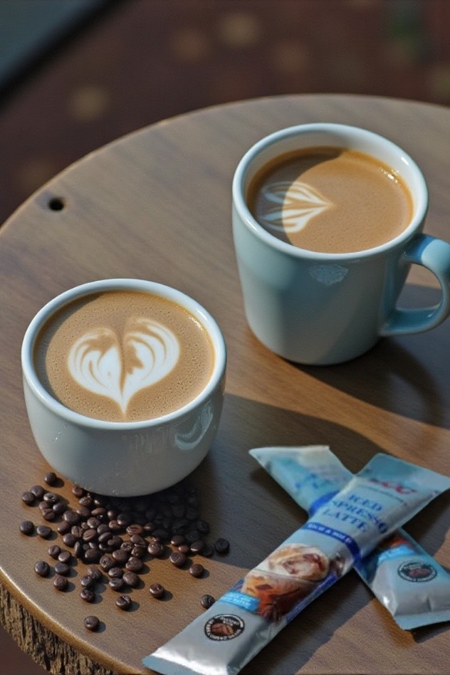 UCC 即溶咖啡 8入/袋 義式香濃拿鐵 / 鹽味焦糖瑪奇朵拿鐵