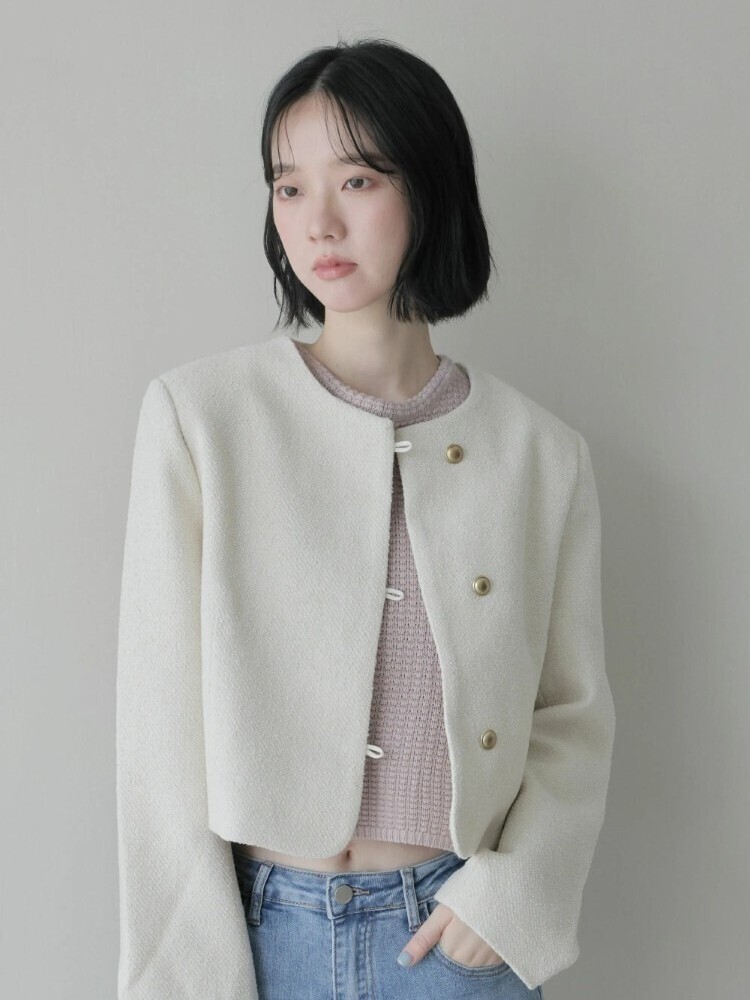 2603 必備好搭配俐落修身外套（20%羊毛）