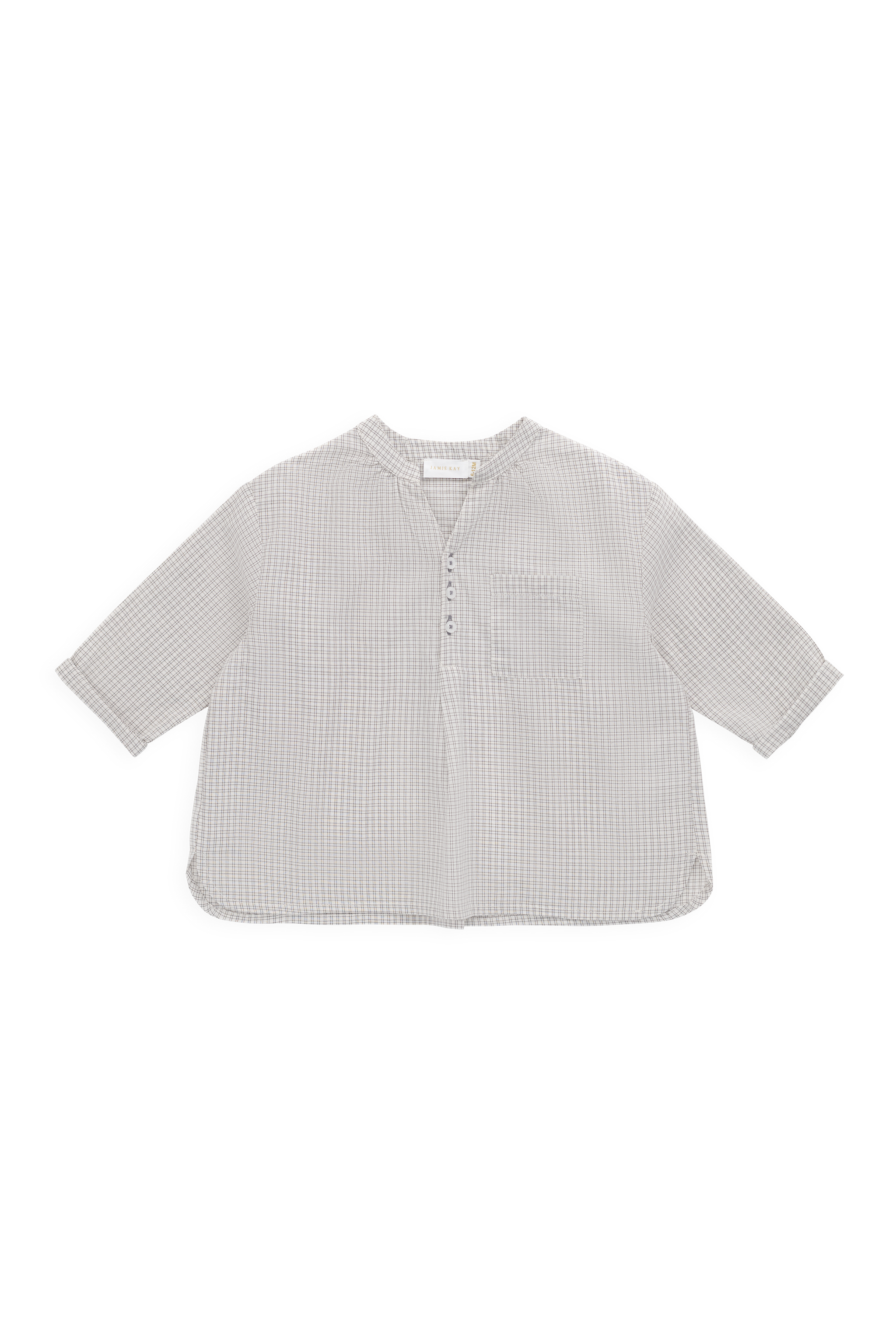 【預購】JAMIE KAY - Organic Cotton Kenji Top（Cloud check）