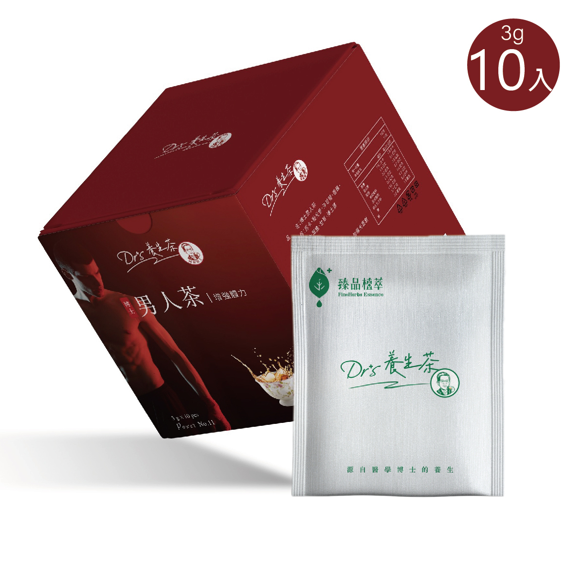 增強體力【博士男人茶】3gx10入獨立包裝