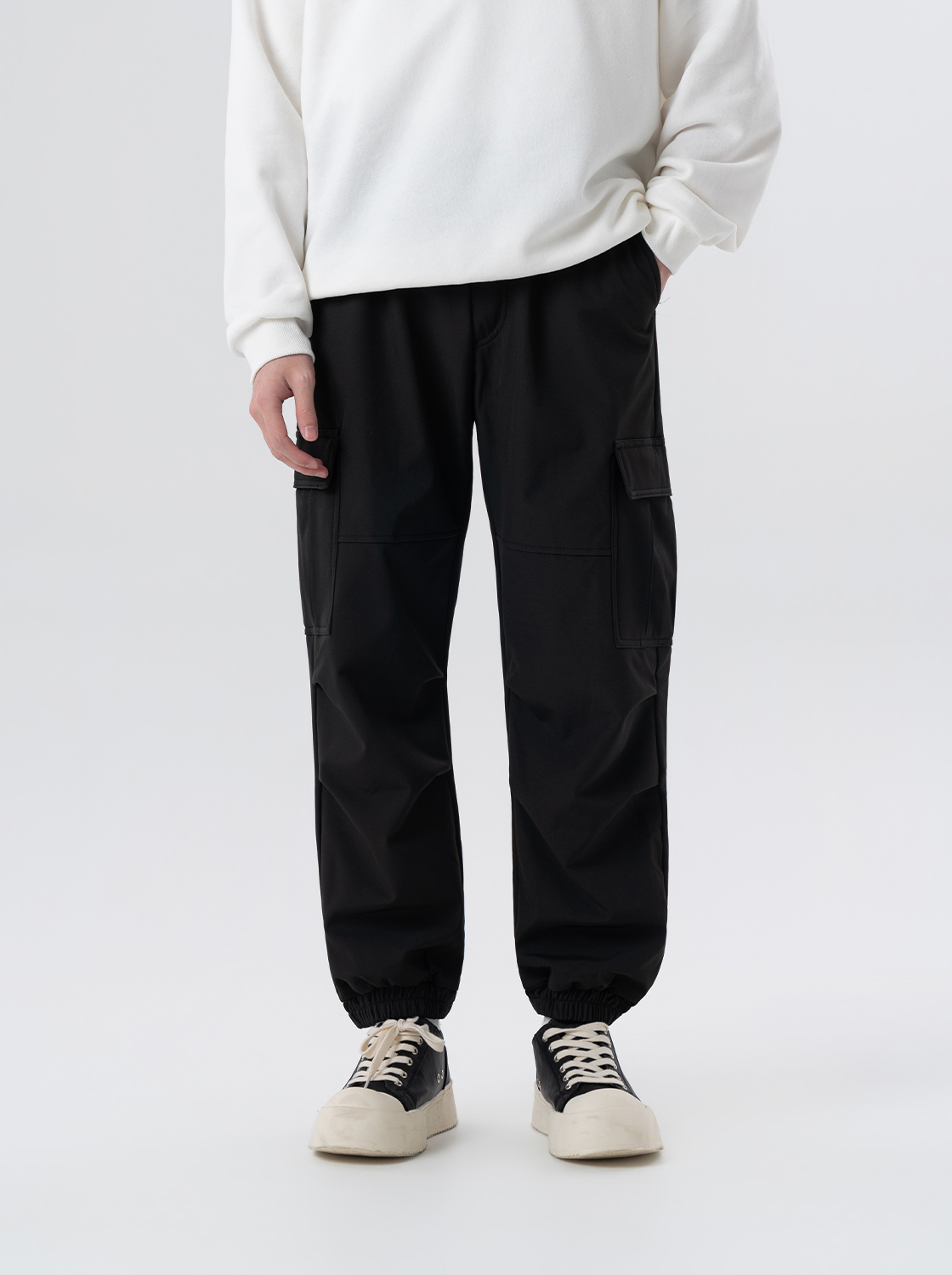 【期間限定】彈力防潑水防風保暖衝鋒褲