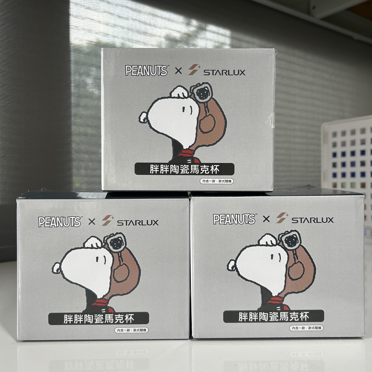 台東院 | snoopy x 星宇航空聯名胖胖陶瓷馬克杯【隨機出貨】