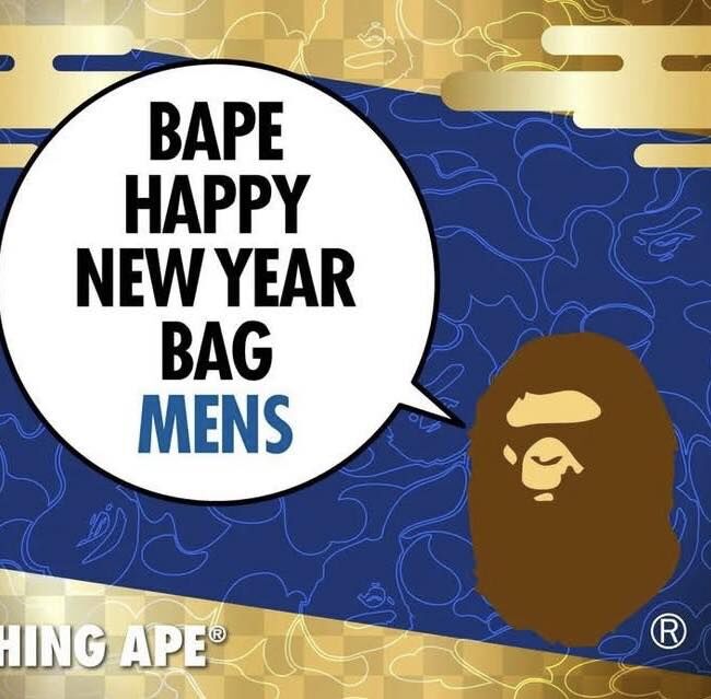【預購】J0114603  BAPE2026年新春豪華福袋 大人 「外套+TEE+帽+TOTE BAG」