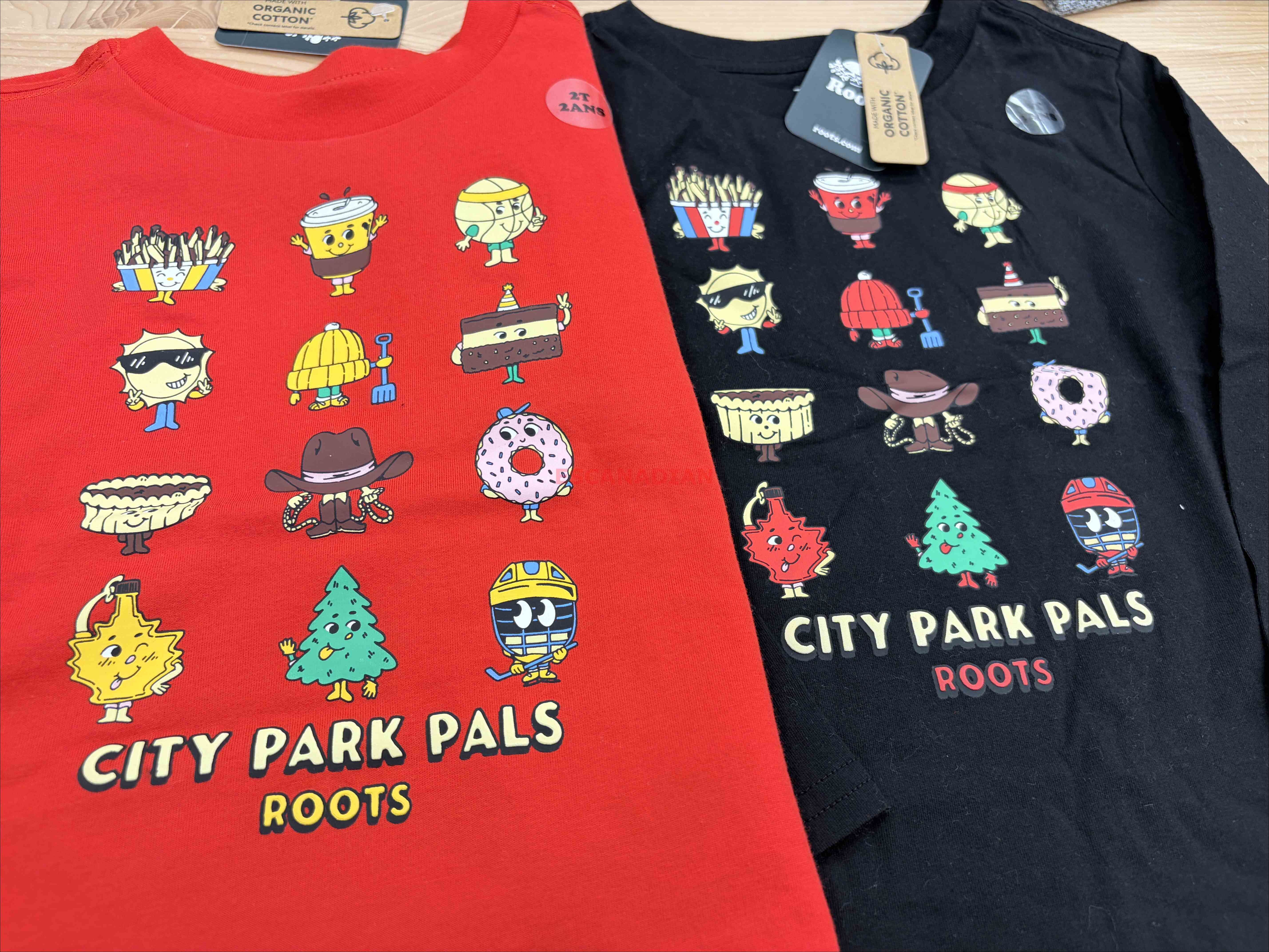 ROOTS 小童/Baby 加拿大款 特色圖案 長TEE (2色)