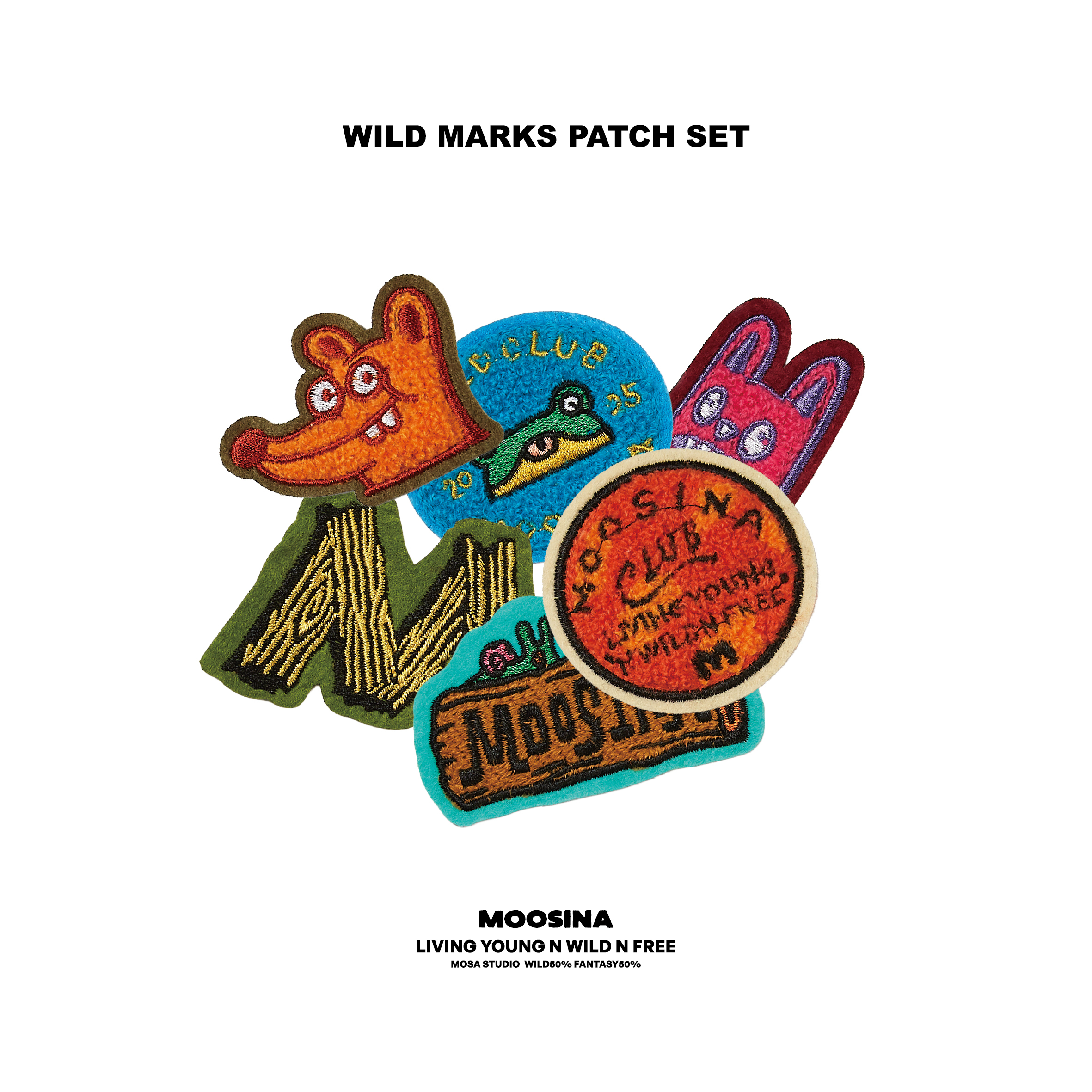 WILD MARKS PATCH SET