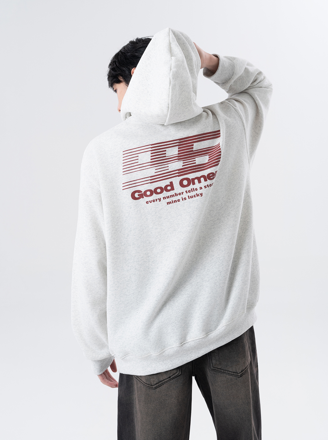 幸運數字印花帽T