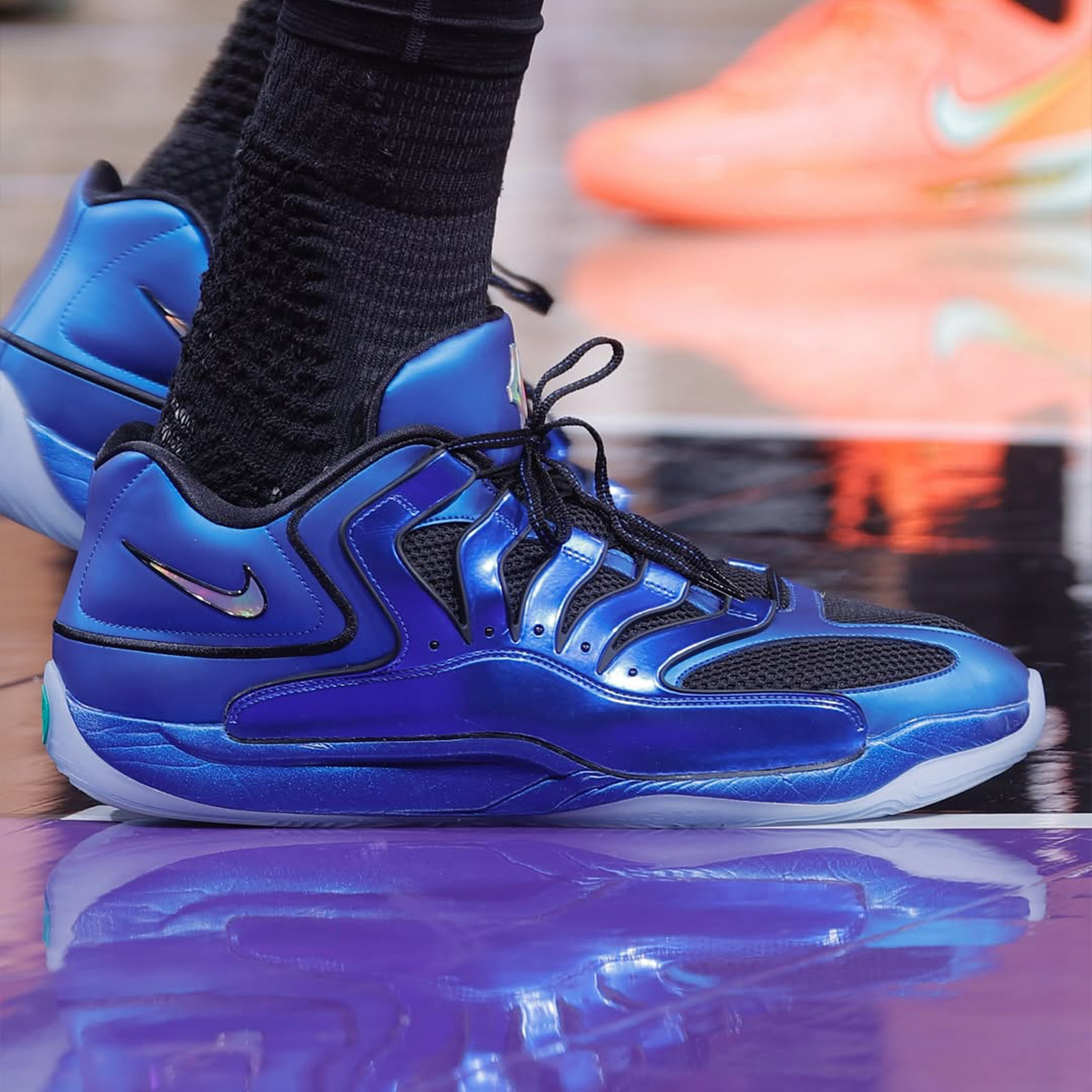 Nike KD 18 'International Blue' 金屬藍 反光 液態金屬 未來科技 實戰籃球鞋 IB6684-400