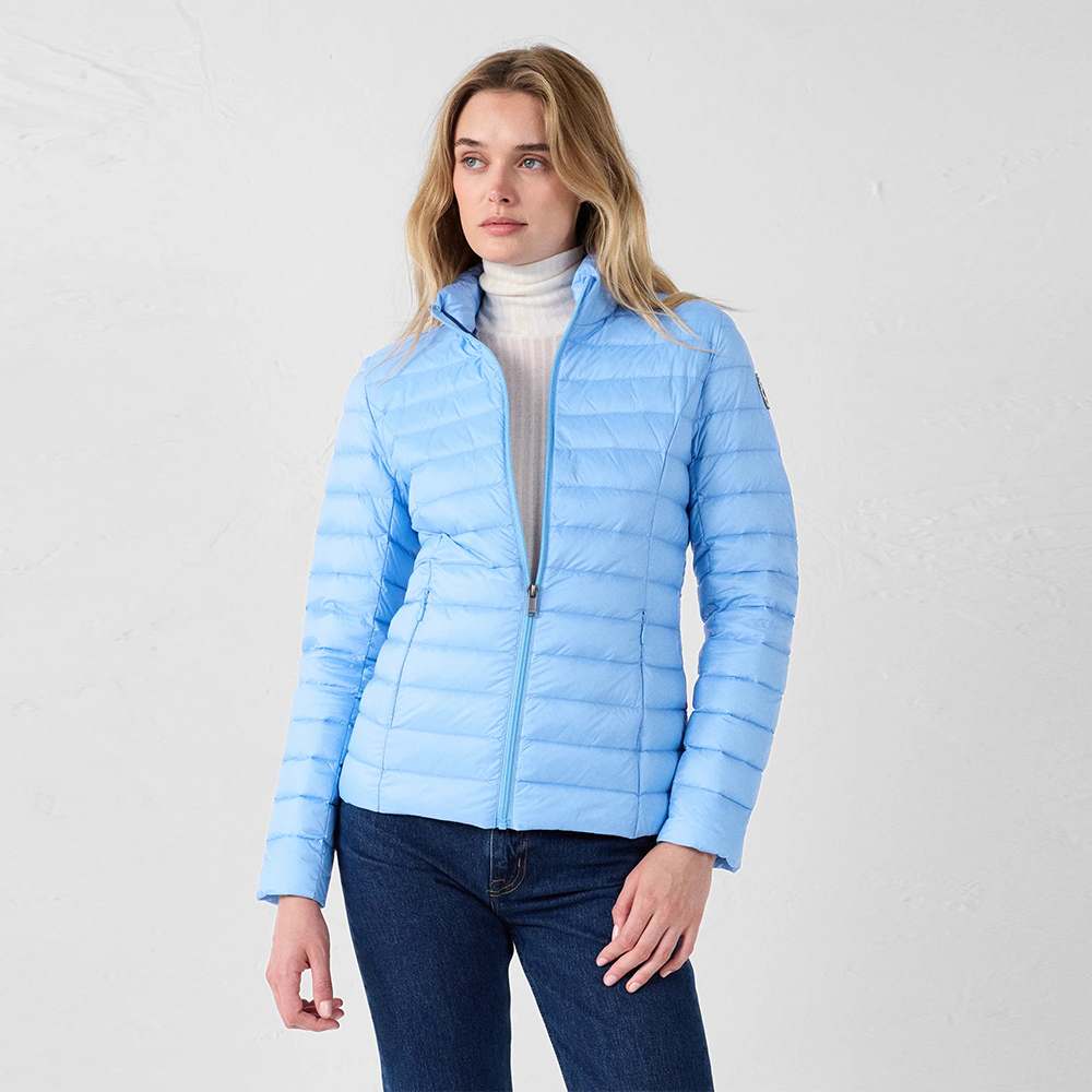 【JOTT】CHA經典款立領羽絨外套(水晶藍)