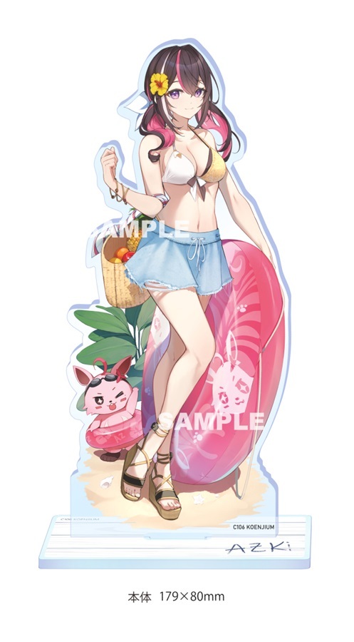 C106「同人代購」[Melonbooks代購」AZKiアクリルスタンド(夏ver.)
