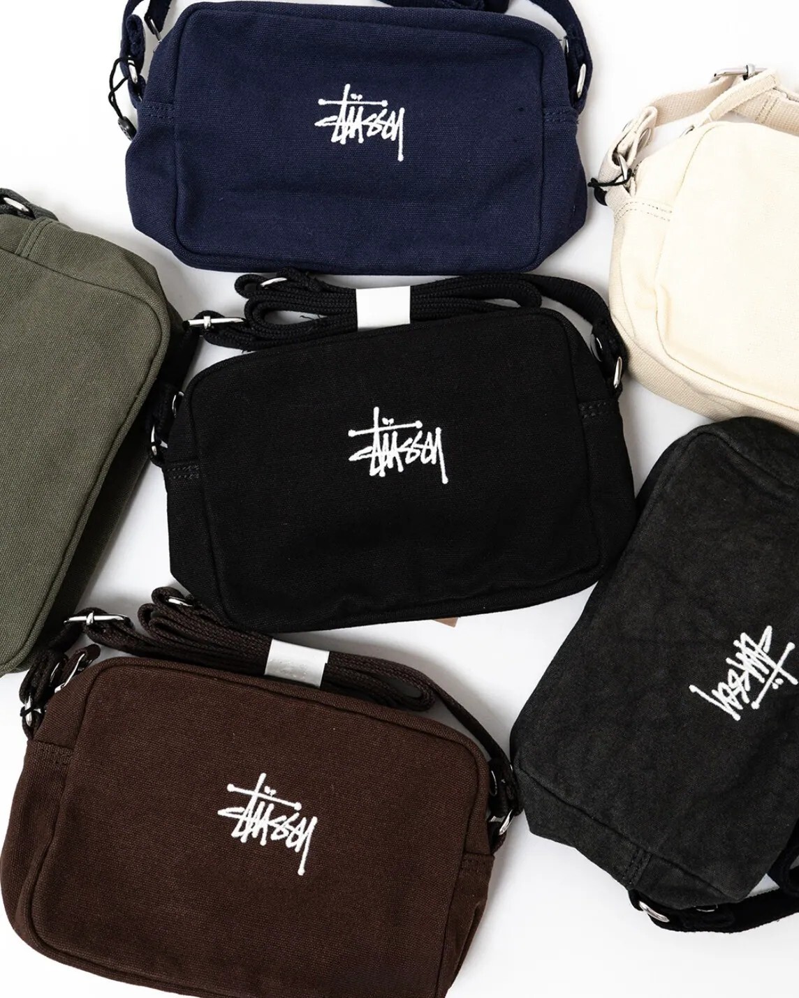 <不管多賠‼就是要清🔥>NG-STUSSY CANVAS 帆布小包 黑色