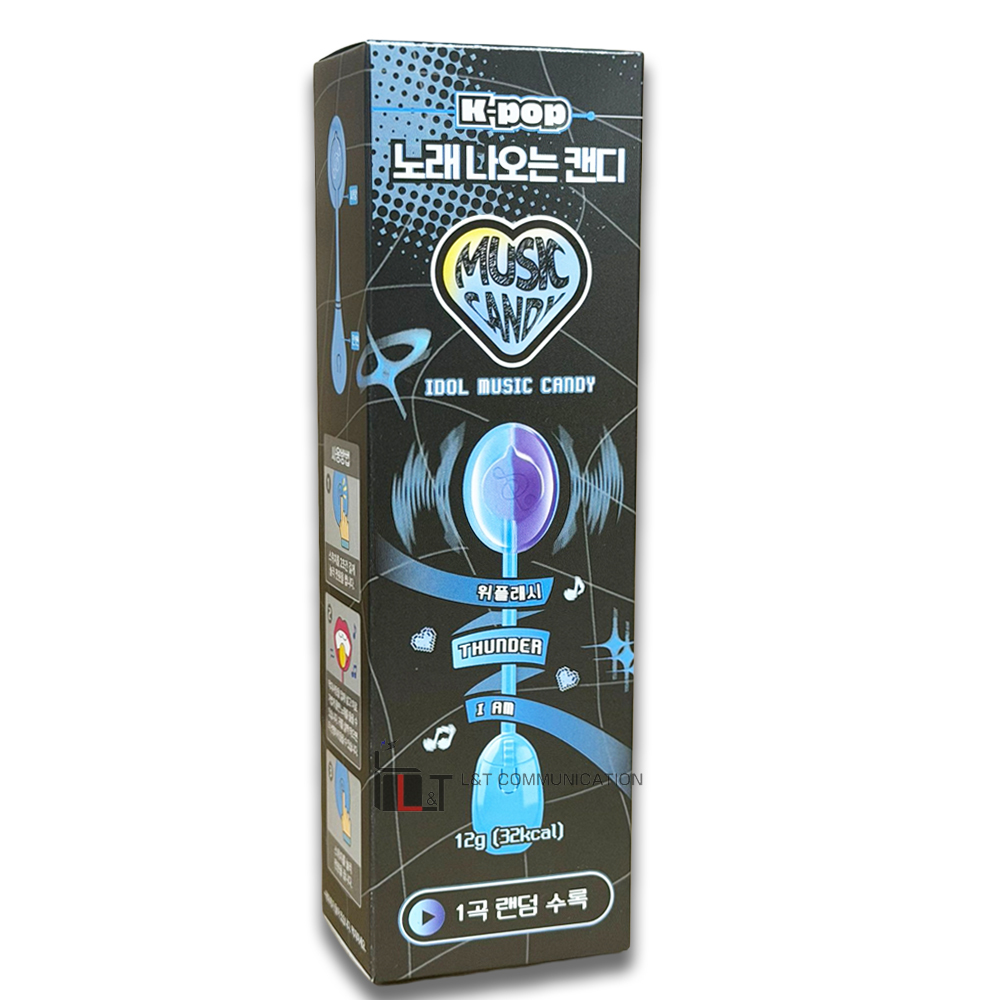 韓國人氣品牌 - 韓國人氣 K-pop 會唱歌的棒棒糖 (1支)(藍/粉色 顔色隨機出貨)