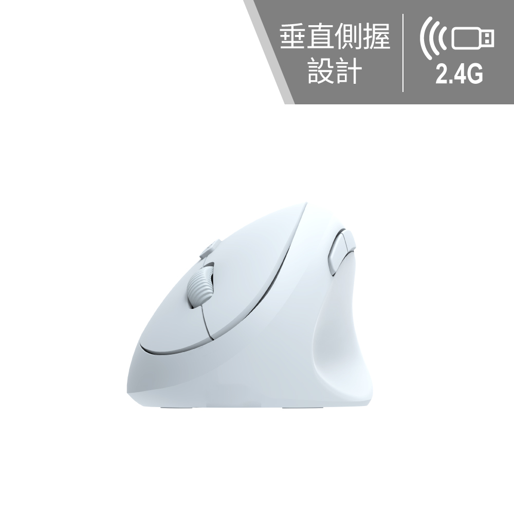 2.4GHz垂直式靜音無線滑鼠 MSW-Q780