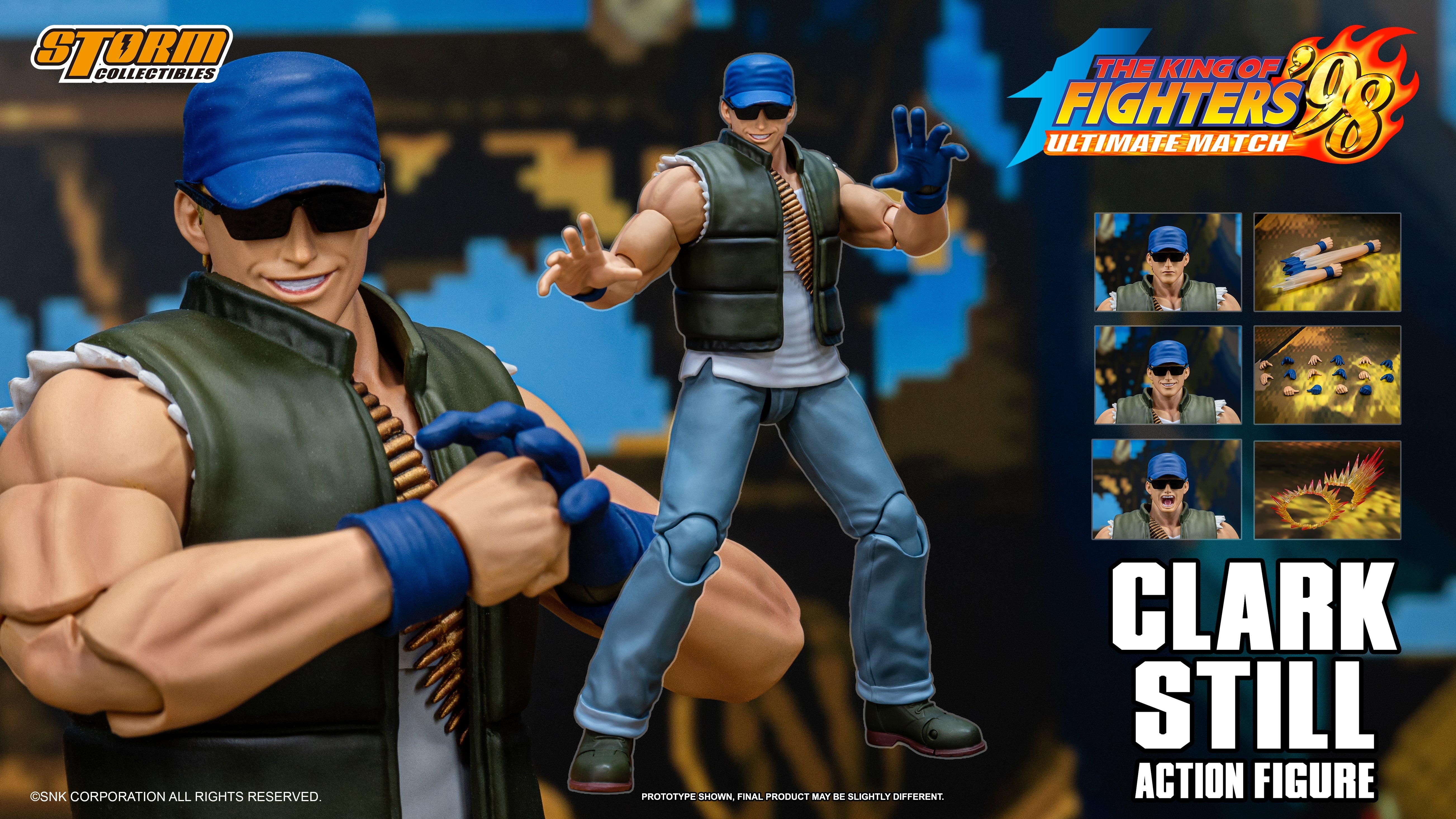 (預訂) Storm Collectibles SKKF17: KOF 98's Ultimate Match Clark Still