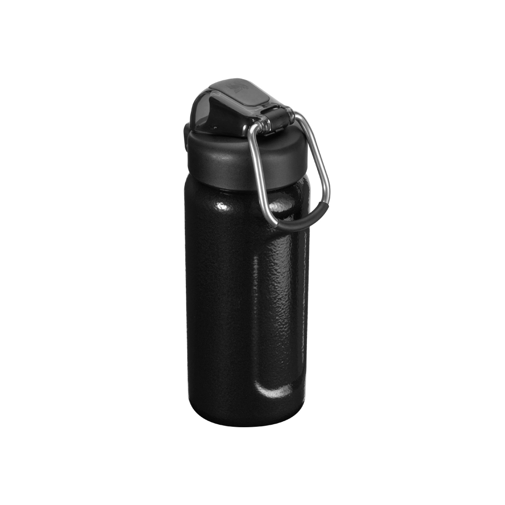 STANLEY 經典系列 彈蓋提環水壺 0.47L / 錘紋黑