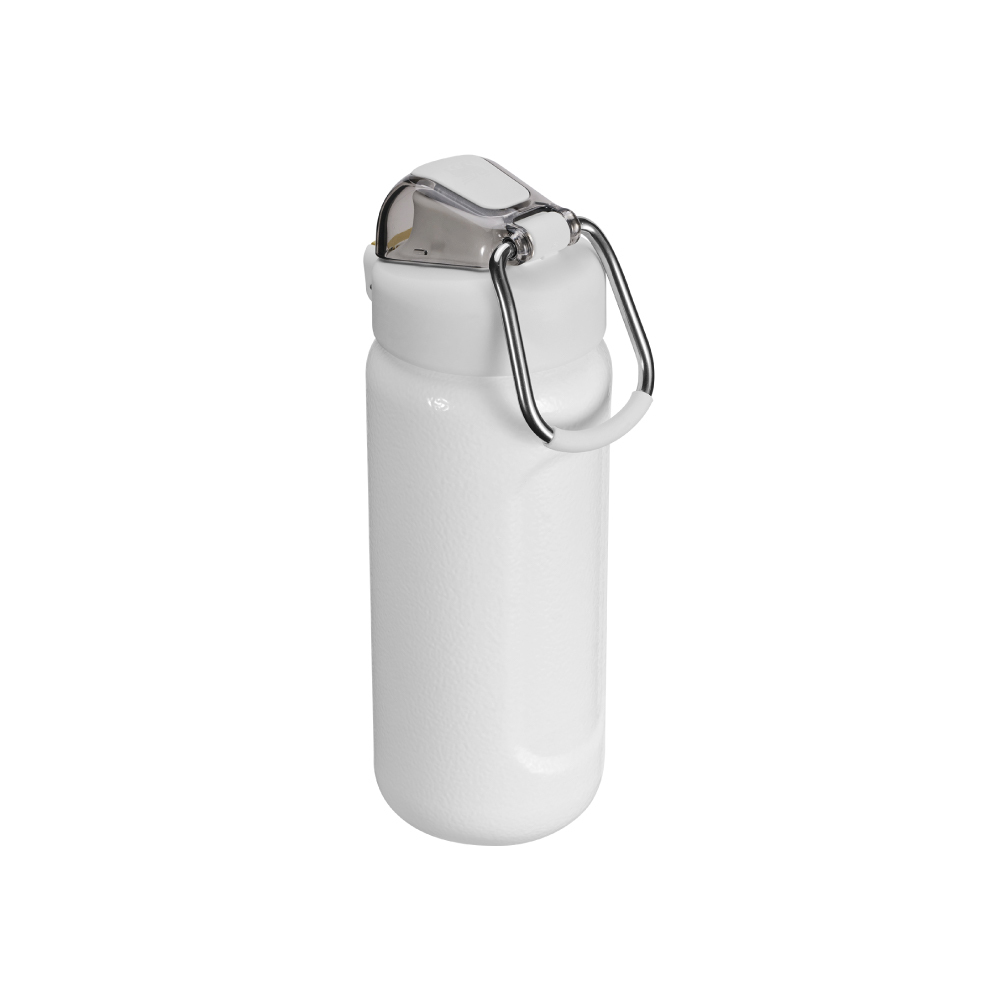 STANLEY 經典系列 彈蓋提環水壺 0.47L / 錘紋白