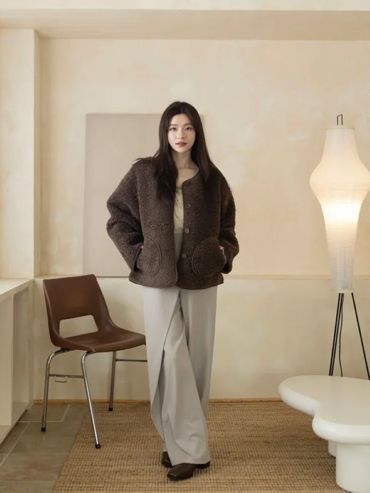 2603 雪寶羔毛外套