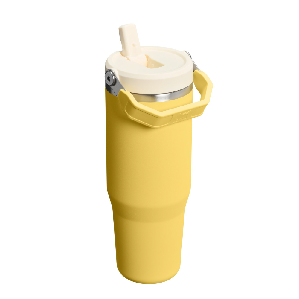 STANLEY 經典系列 IceFlow 手提吸管杯2.0 0.88L / 金盞黃