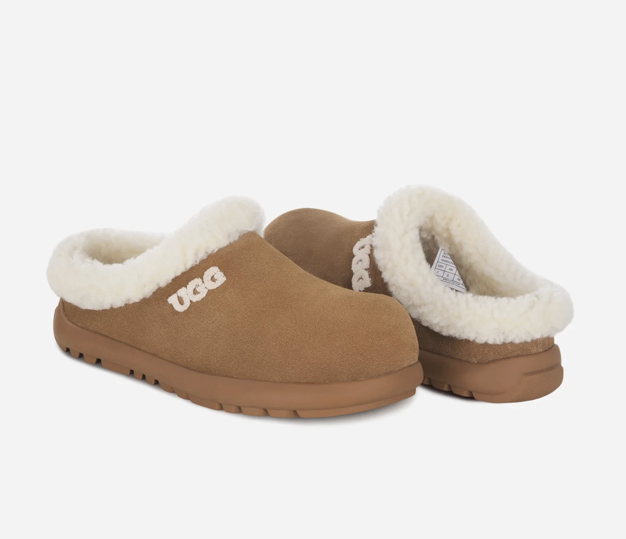 【2色入】UGG Ozlana Diana Logo Shearling Loafer