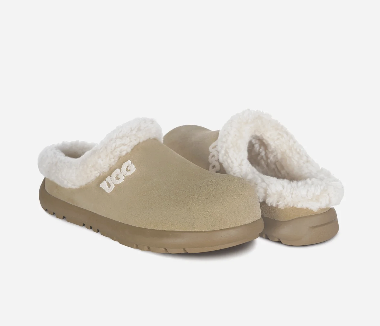 【2色入】UGG Ozlana Diana Logo Shearling Loafer