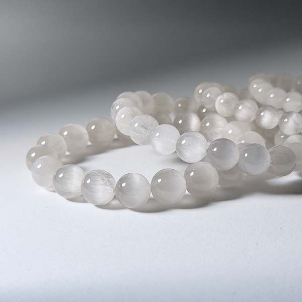 白兔毛水晶手串