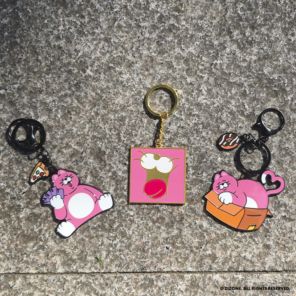 【 ZIZONE 】金屬吊飾