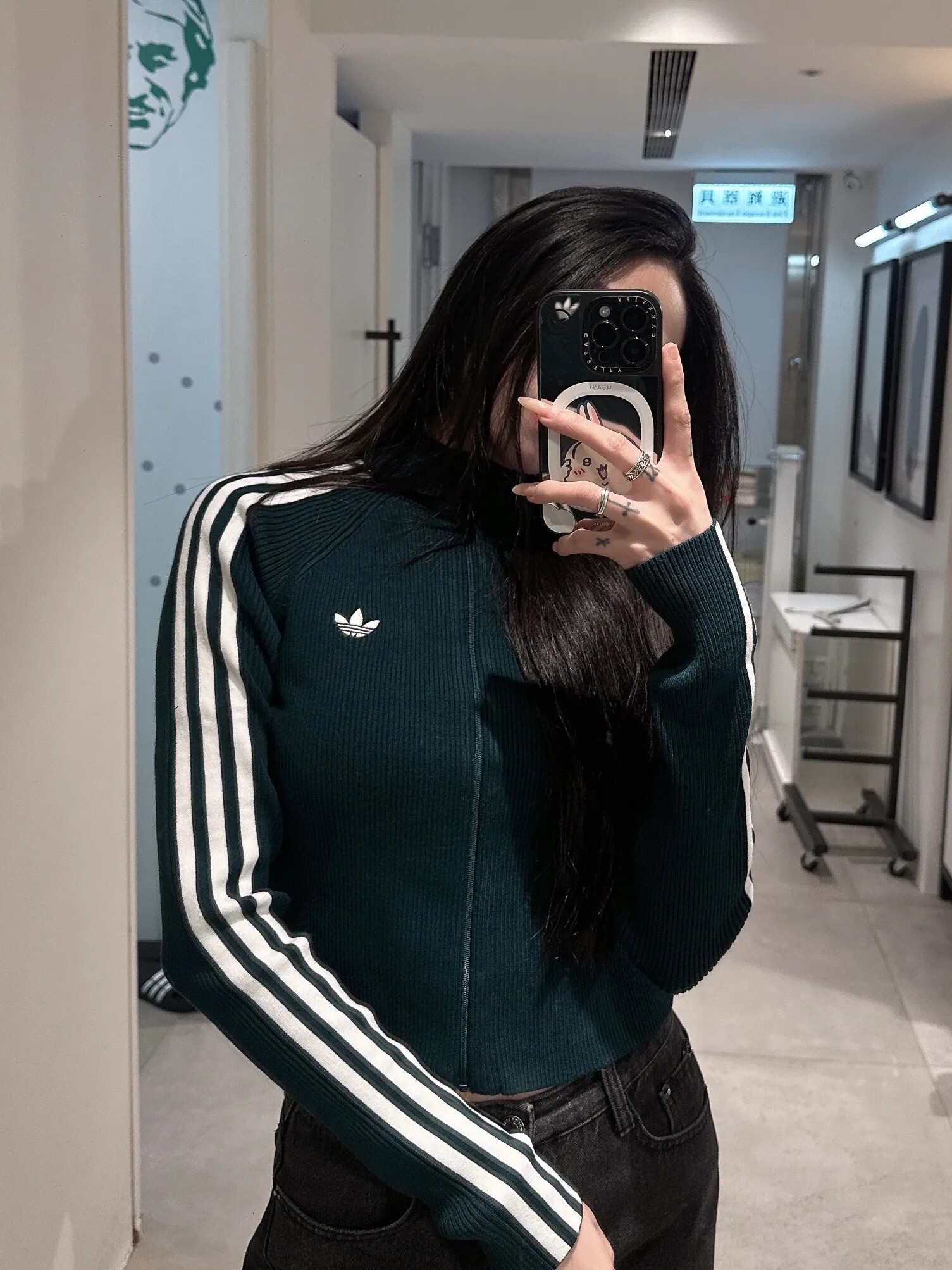 <阿迪出清衣櫃✨>ADIDAS OG 針織立領短款外套 三色