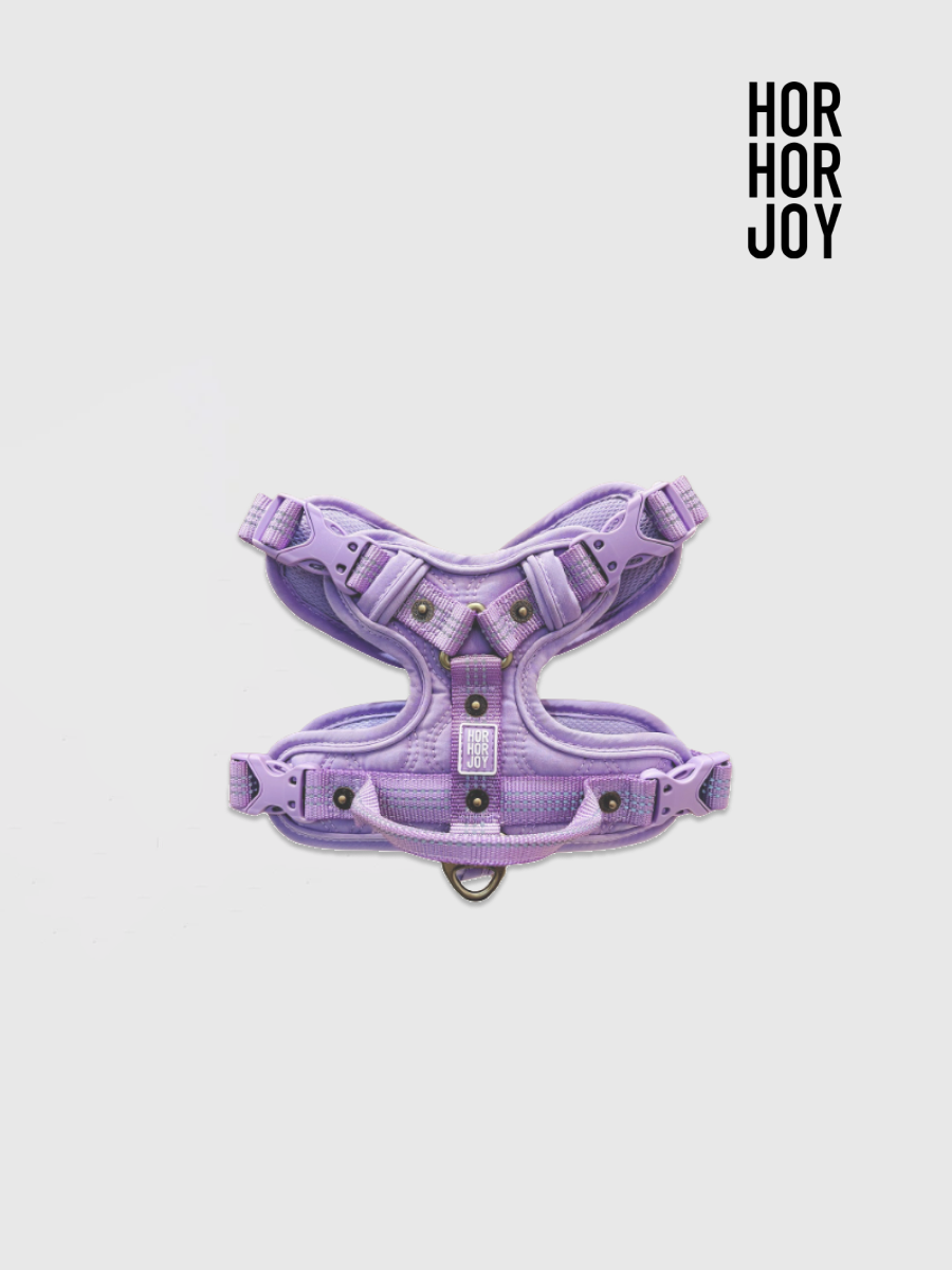 【horhorjoy】好好散步友善胸背帶 | 鉑金款 (紫)