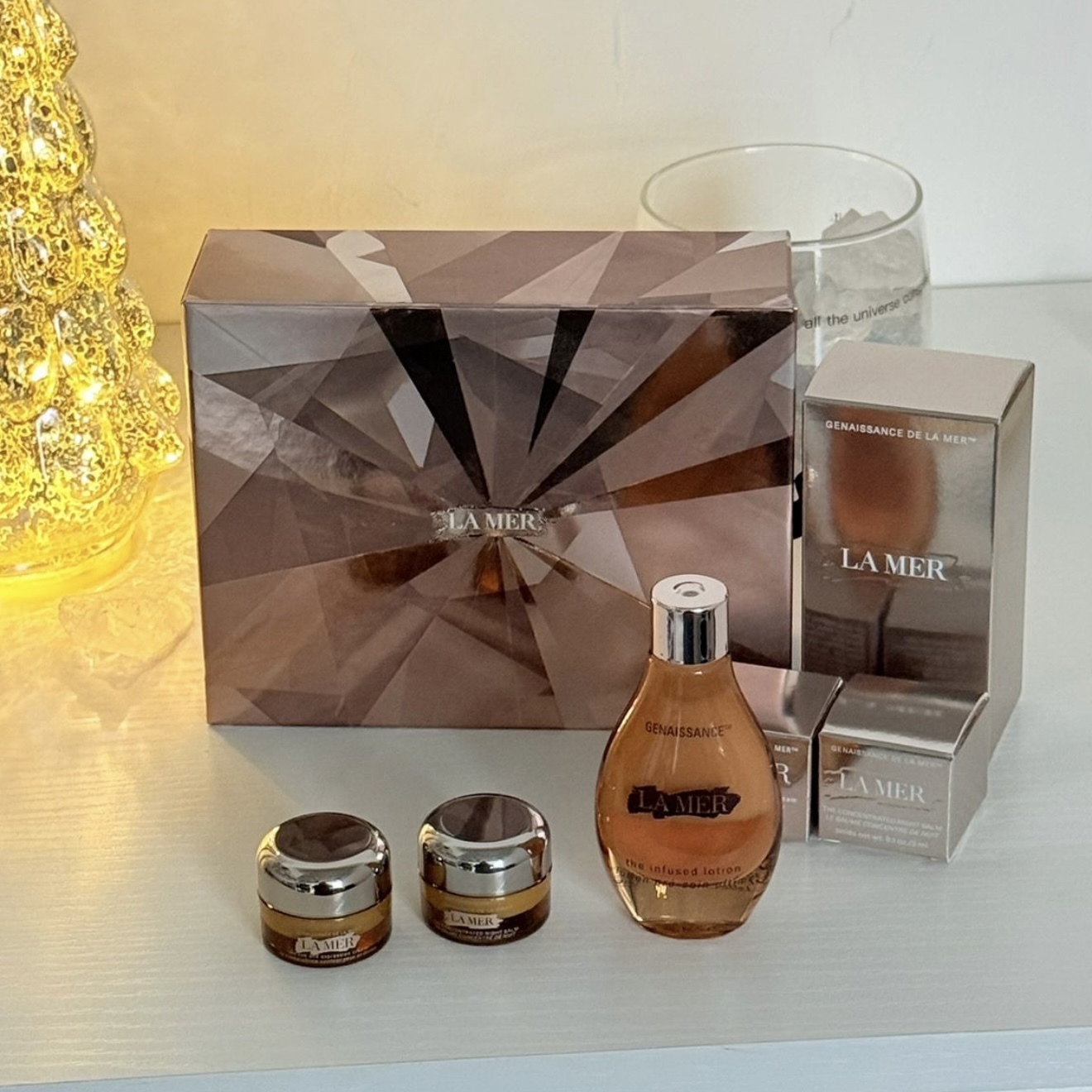 LA MER - 晶凝亮肌鎏金系列travel set 三件套