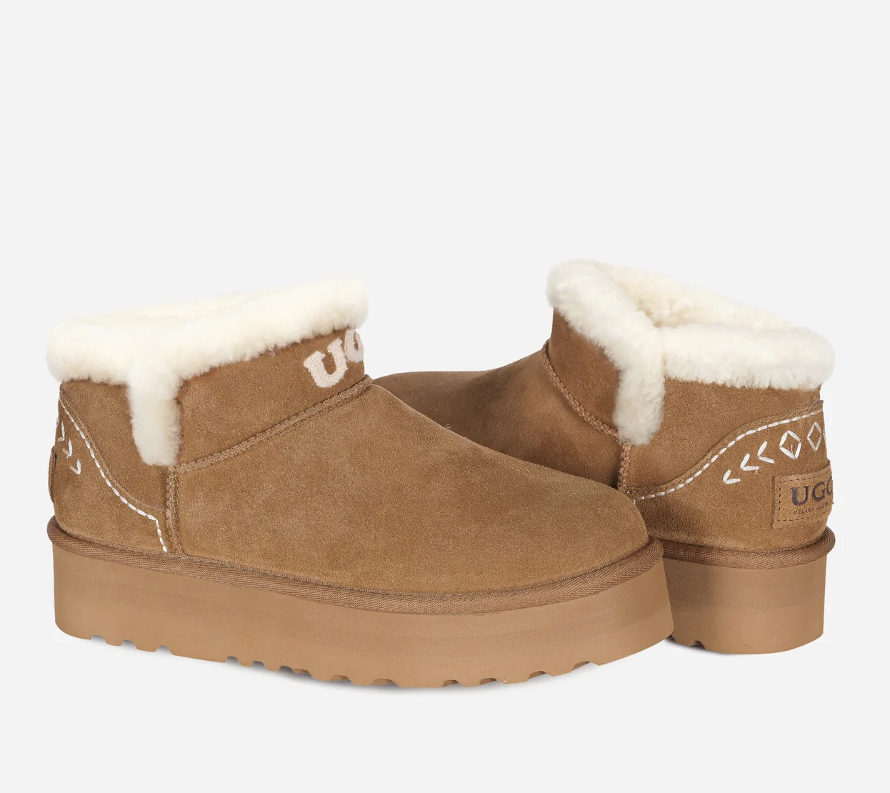 【2色入】UGG Ozlana Fury Estela Logo Ultra Mini Platform Boot