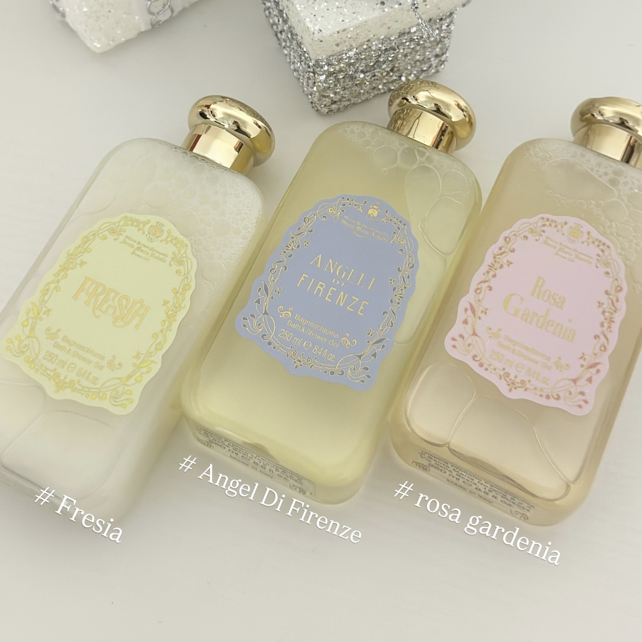 Santa Maria Novella - Bagnoschiuma bath & shower gel 250ml [無盒] (#Rosa Gardenia / #Angel Di Firenze / #Fresia)