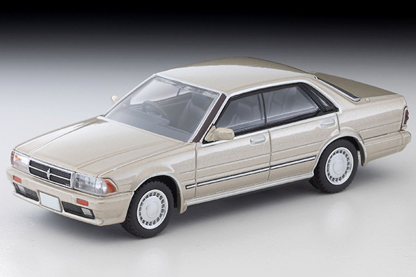 PO-$150 * TOMYTEC * 1:64 LV-N368b 1989 Nissan Cedric HT(Yellowish Silver)