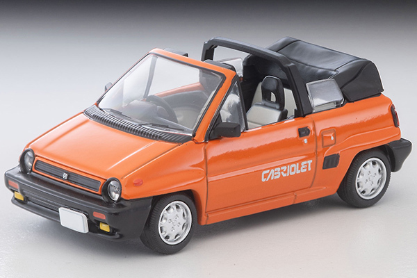 PO-$140 * TOMYTEC * 1:64 LV-N262c 1984 Honda City Cabriolet (Orange)