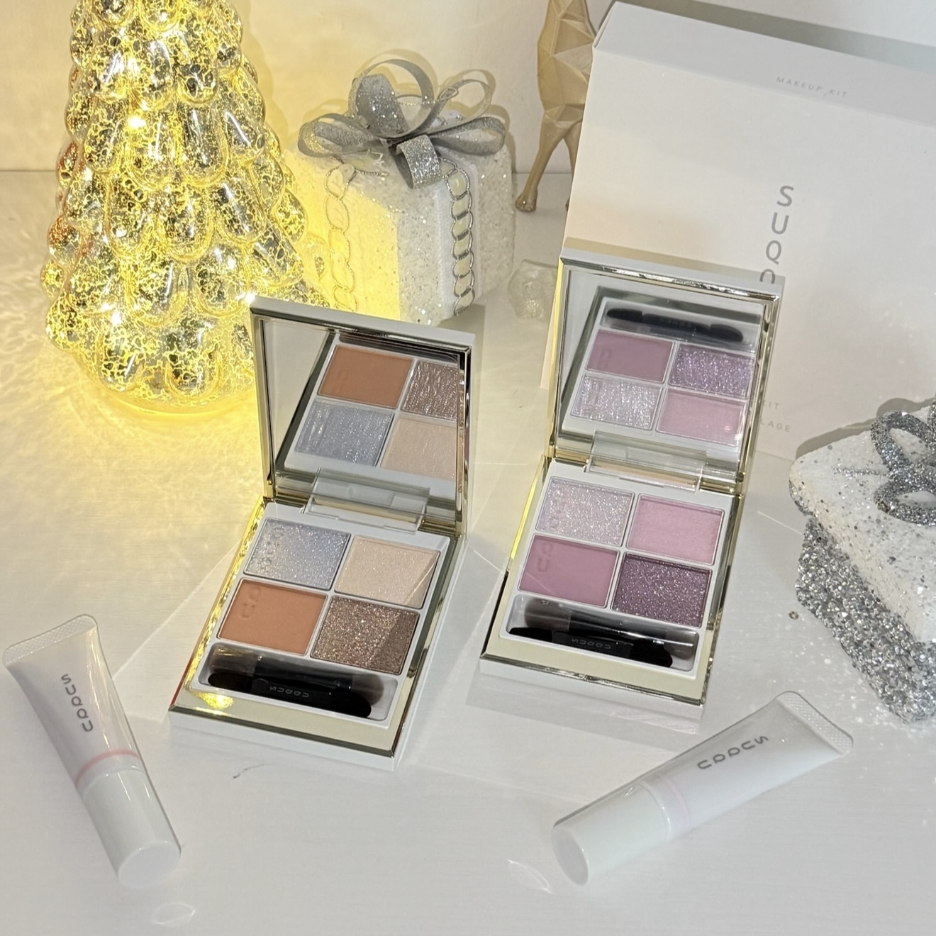 Suqqu - 2025 聖誕限量版白色禮盒套裝 眼影+胭脂液