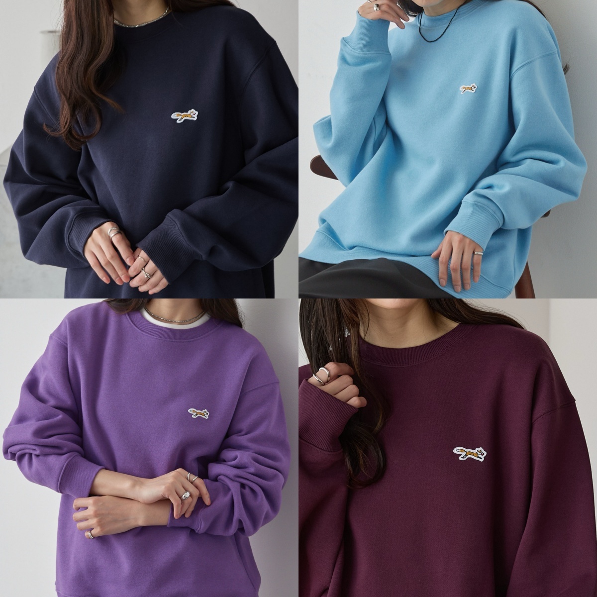 限時特價預購┃日牌 PENNEYS 刺繡 寬鬆 衛衣 內刷毛 大學T