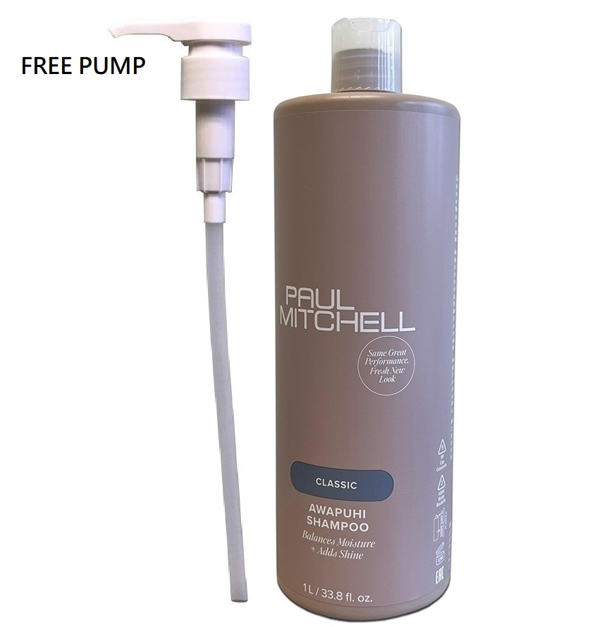 Paul Mitchell Awapuhi Shampoo 1000ml(Free Pump) 蒲薏經典洗髮水