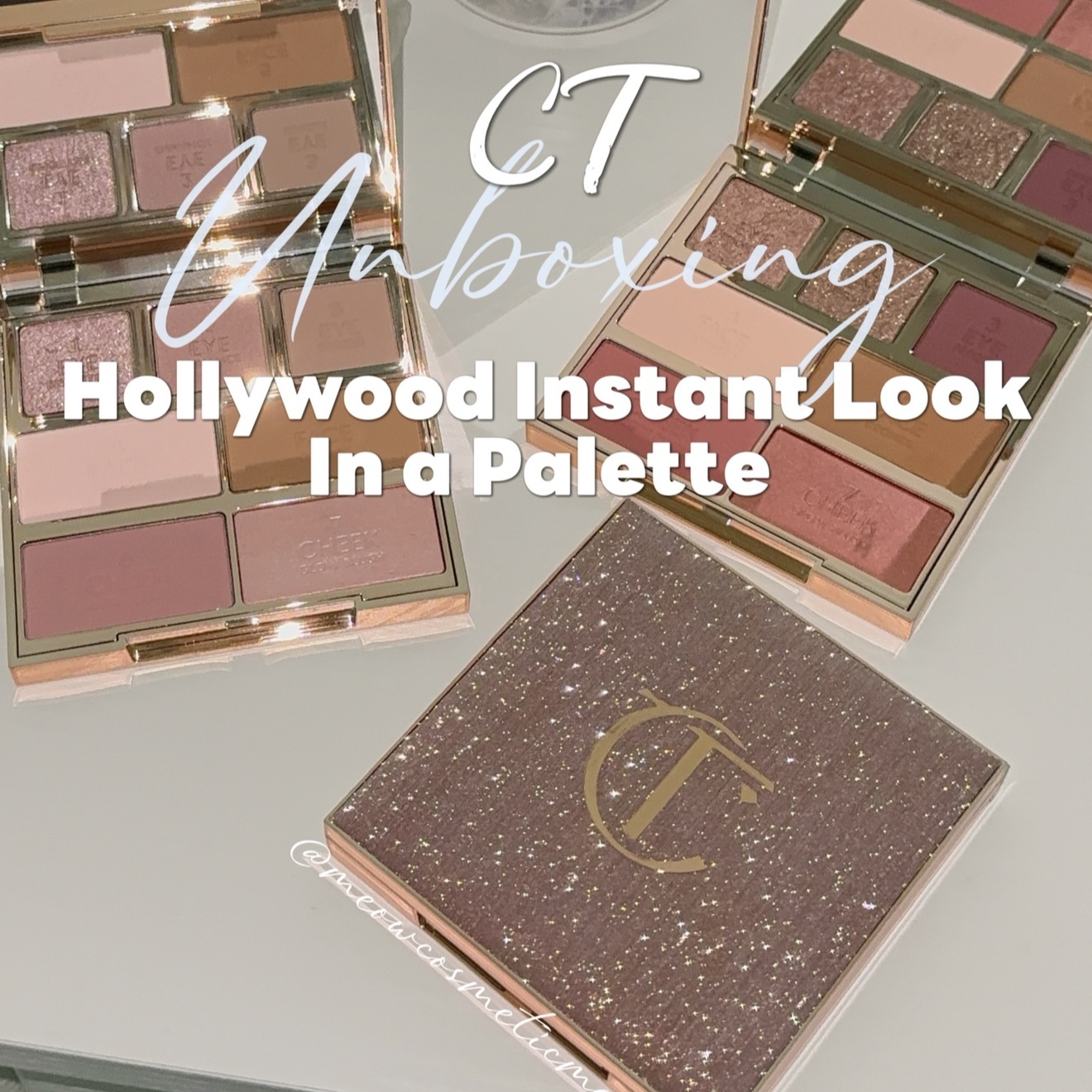 CHARLOTTE TILBURY - Hollywood Instant Look In a Palette 聖誕限定面部綜合盤 #Dreamy, Bronzed / #Pretty, Glowing