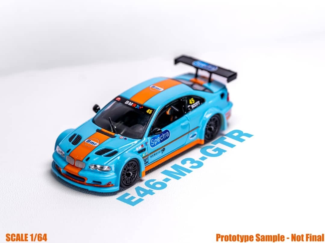 PO-$170 * DCM * 1:64 BMW M3 E46 GTR GULF