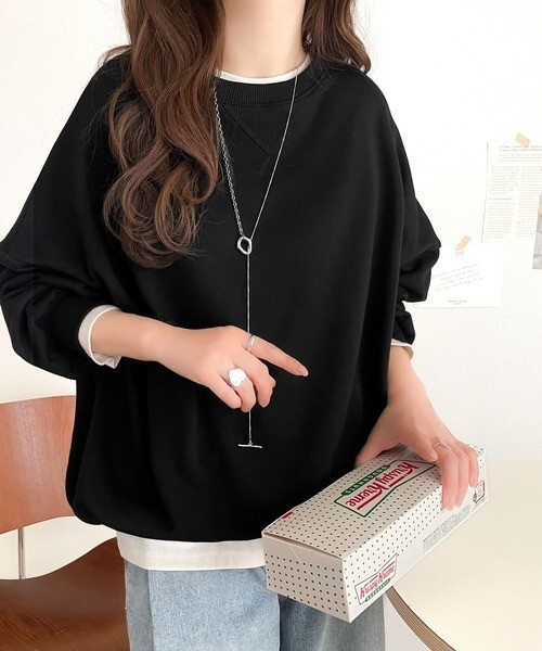 【OWN】JAVA JP 素面 縫線 長袖 上衣 衛衣 寬鬆 Oversize 不分男女 黑 綠 棕 藍