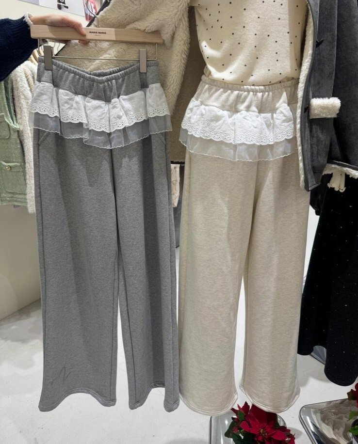 ME49  珠地料 LACE 橡根褲   腰 25-42HIP 48長 42$499 (一口價)