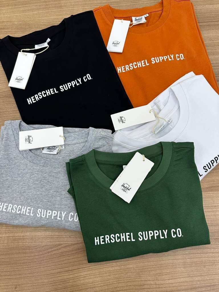 【直播】LL0112801 Herschel 中間橫logo短袖Tee