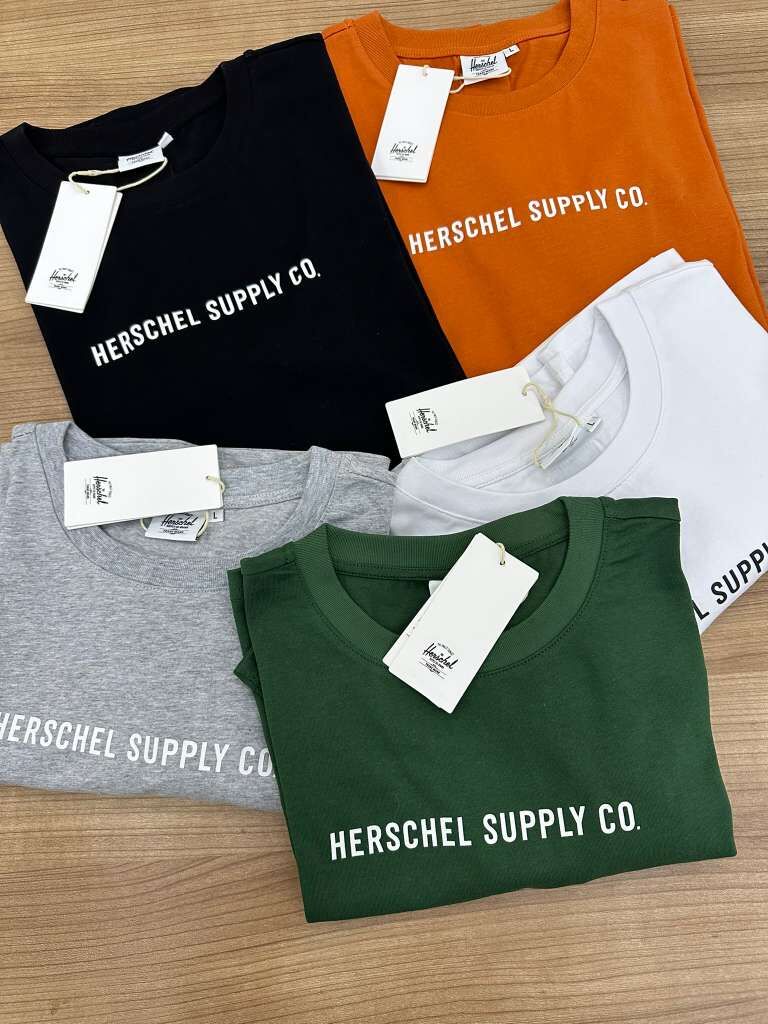 【直播】LL0112801 Herschel 中間橫logo短袖Tee