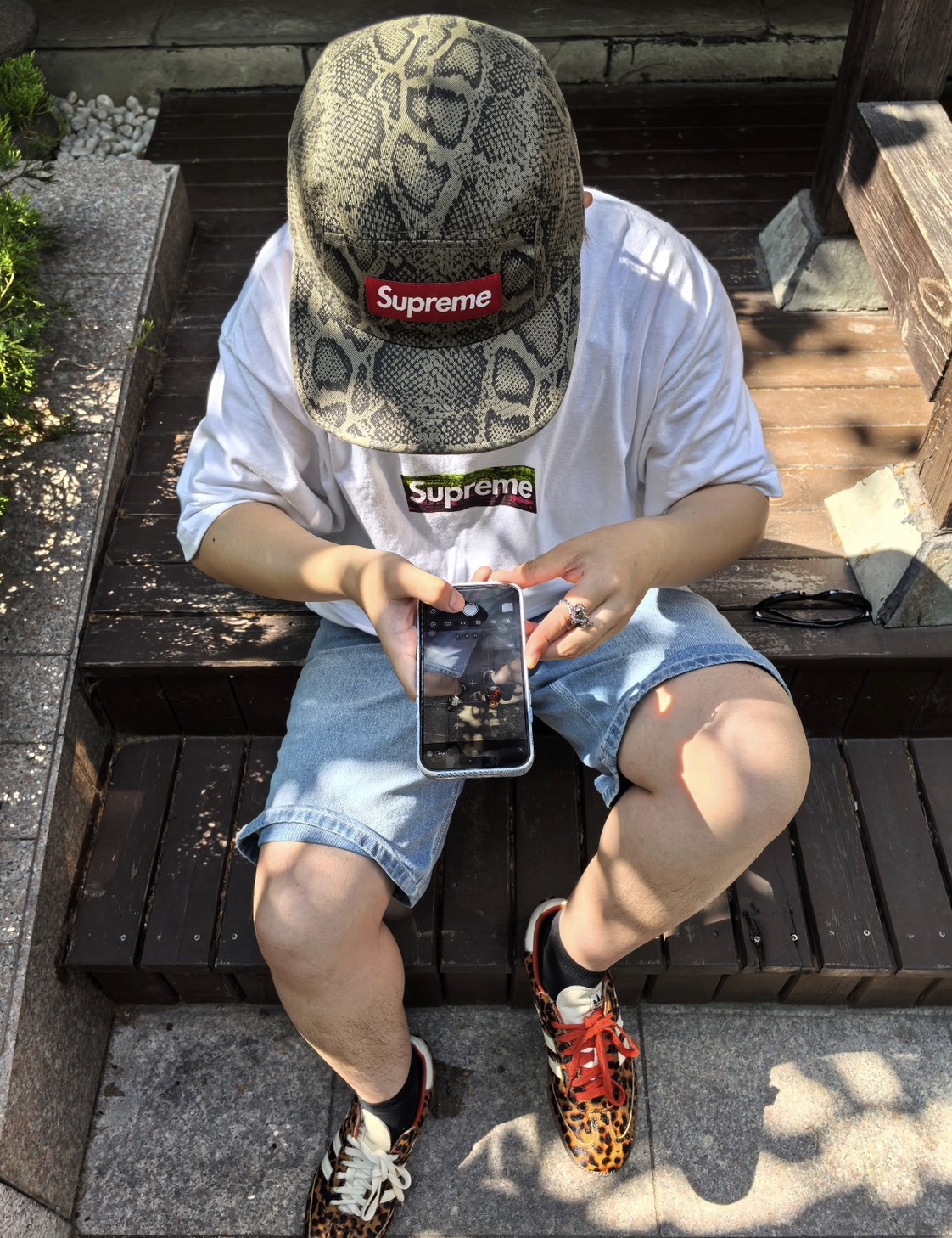 <不管多賠‼就是要清🔥>NG-M-Supreme LA FIRE RELIEF BOX LOGO TEE SS25 洛杉磯 火災賑災 短T 白色