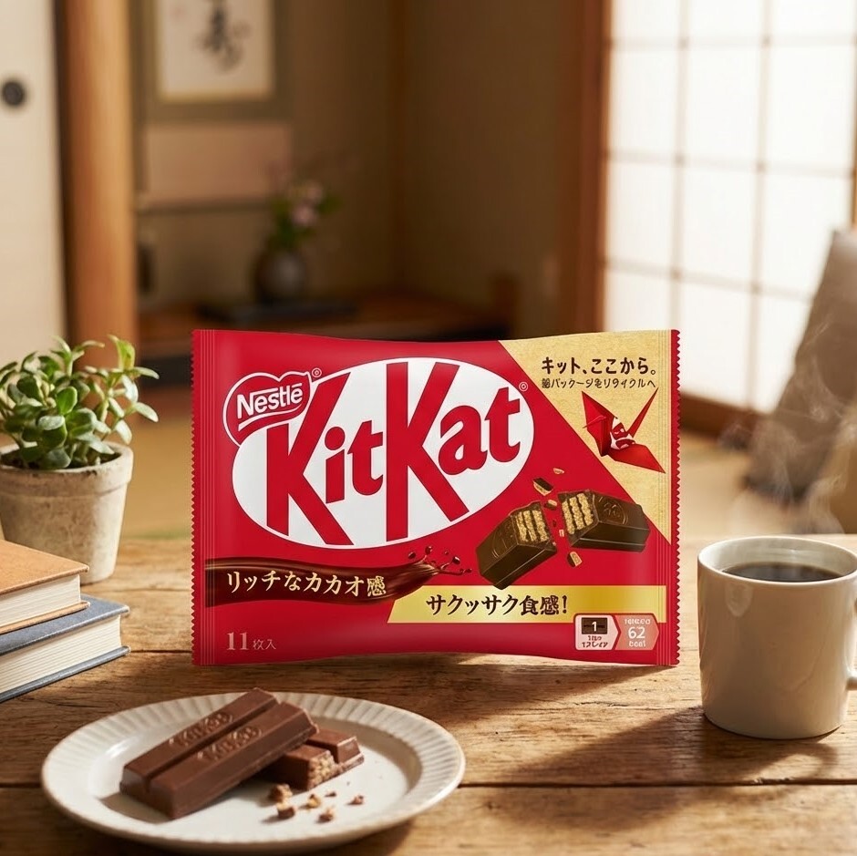 日本 雀巢 KitKat 可可風味餅乾 11枚入