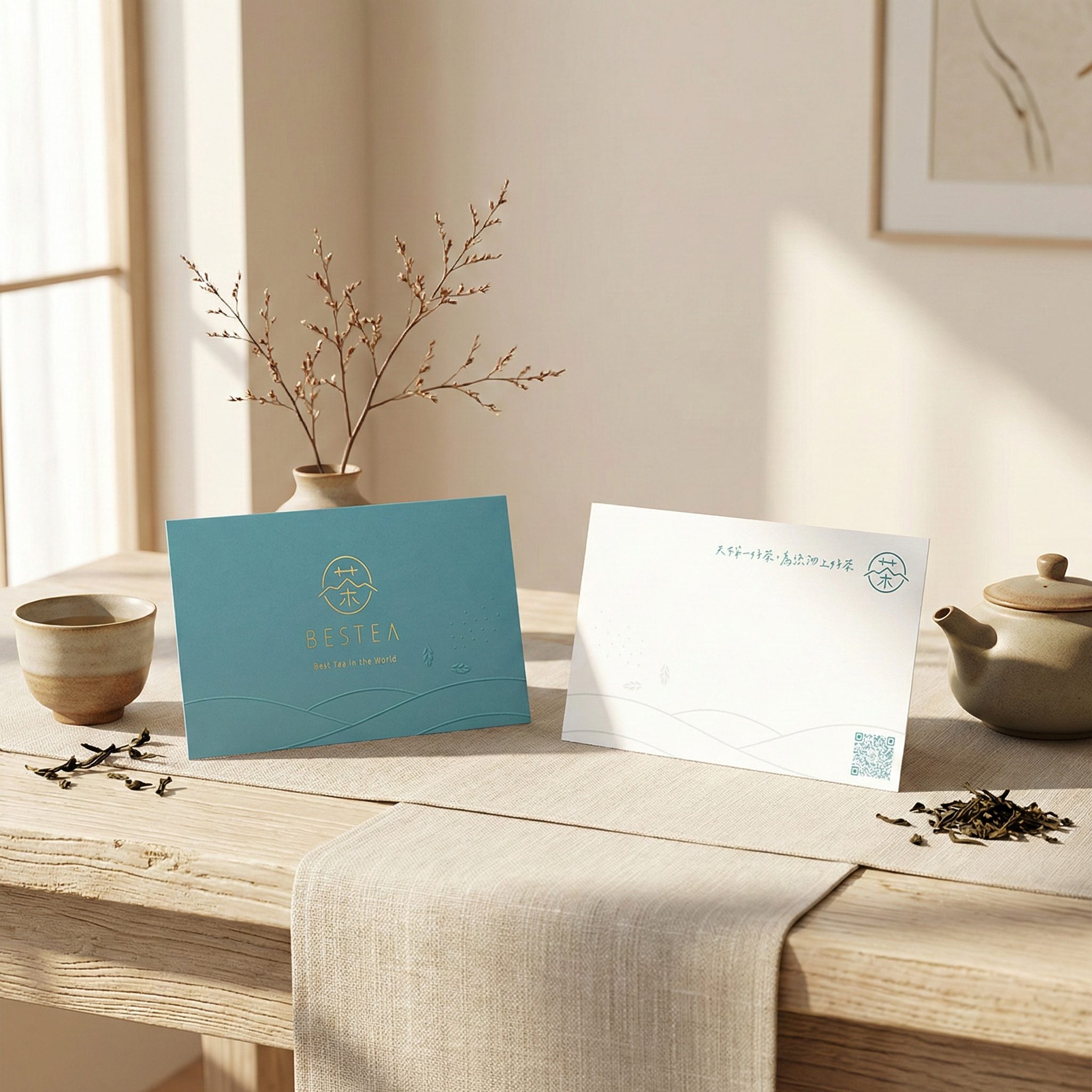 【品牌賀卡】送禮卡片：為您沏上好茶