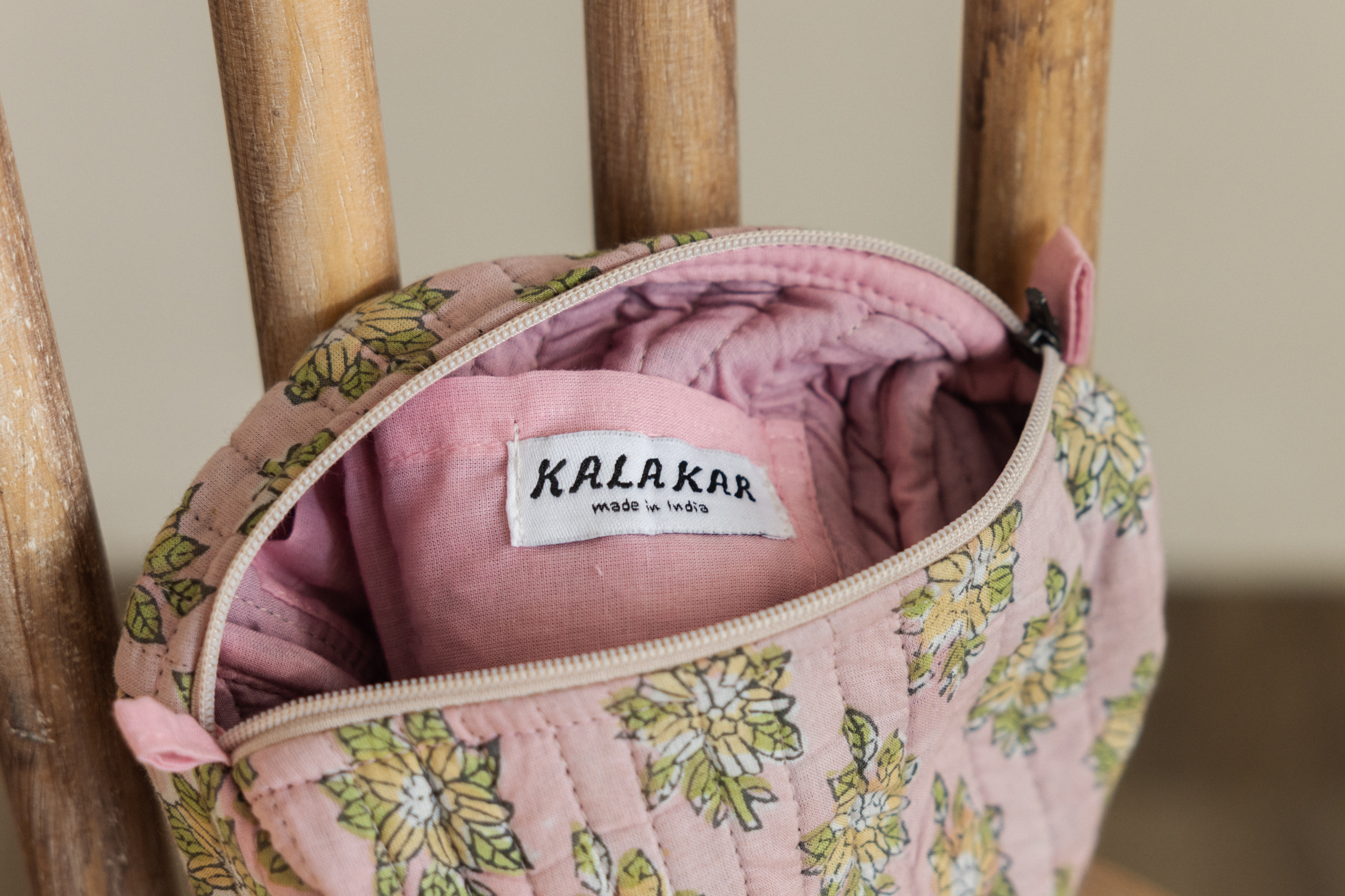 印度木刻印妝包_粉/藍綠（兩色）