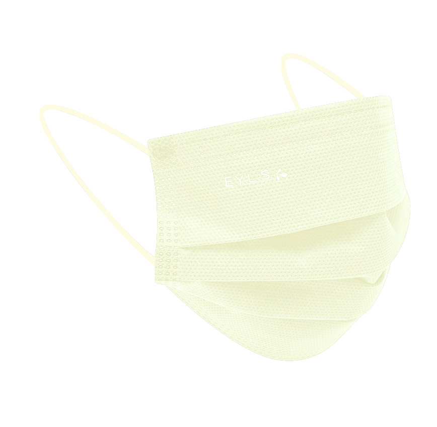 *任4盒399元*【艾爾絲】成人醫療平面口罩50入/盒-奶霜黃（Light輕時尚 大地色系）