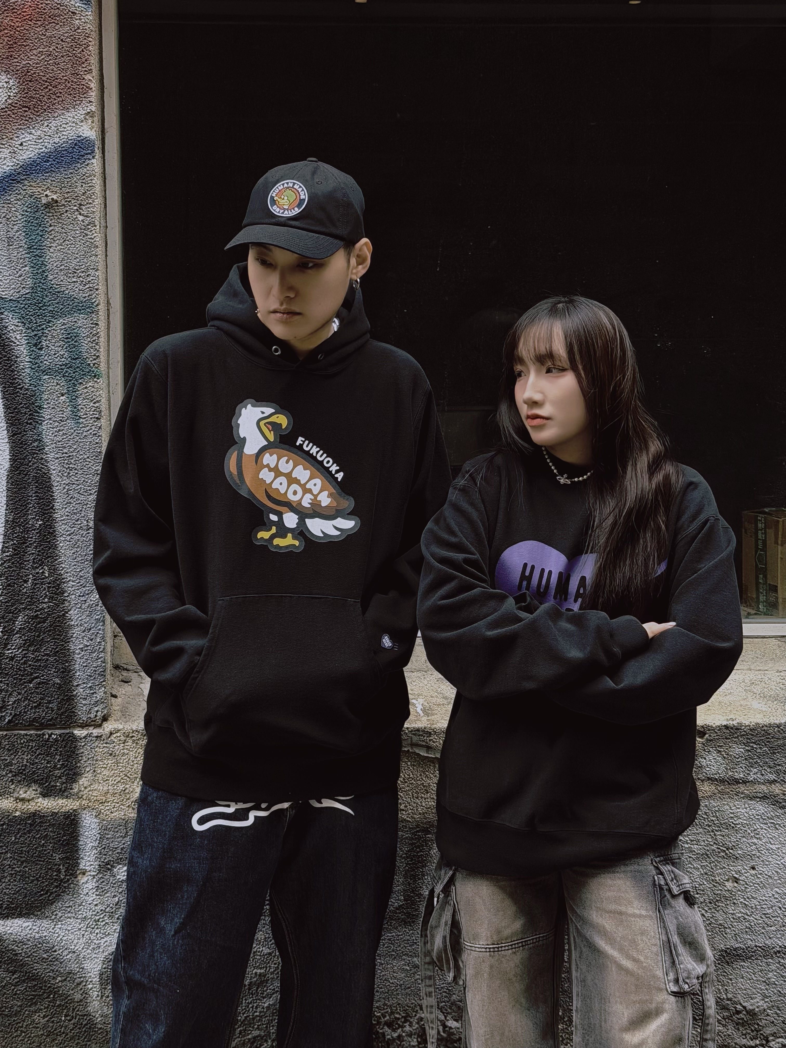 <快速出貨> HUMAN MADE 福岡限定 老鷹帽踢 經典愛心大學踢